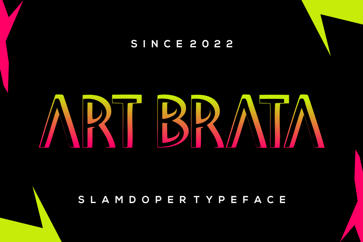 Slam Doper Font, a Slab Serif Font by brahamb_design (Photo 2 of 6)