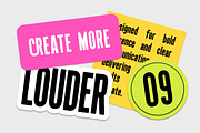 Brightform Bold Condensed Sans Font, a Sans Serif Font by Rasio Studio (Thumbnail 7 of 8)