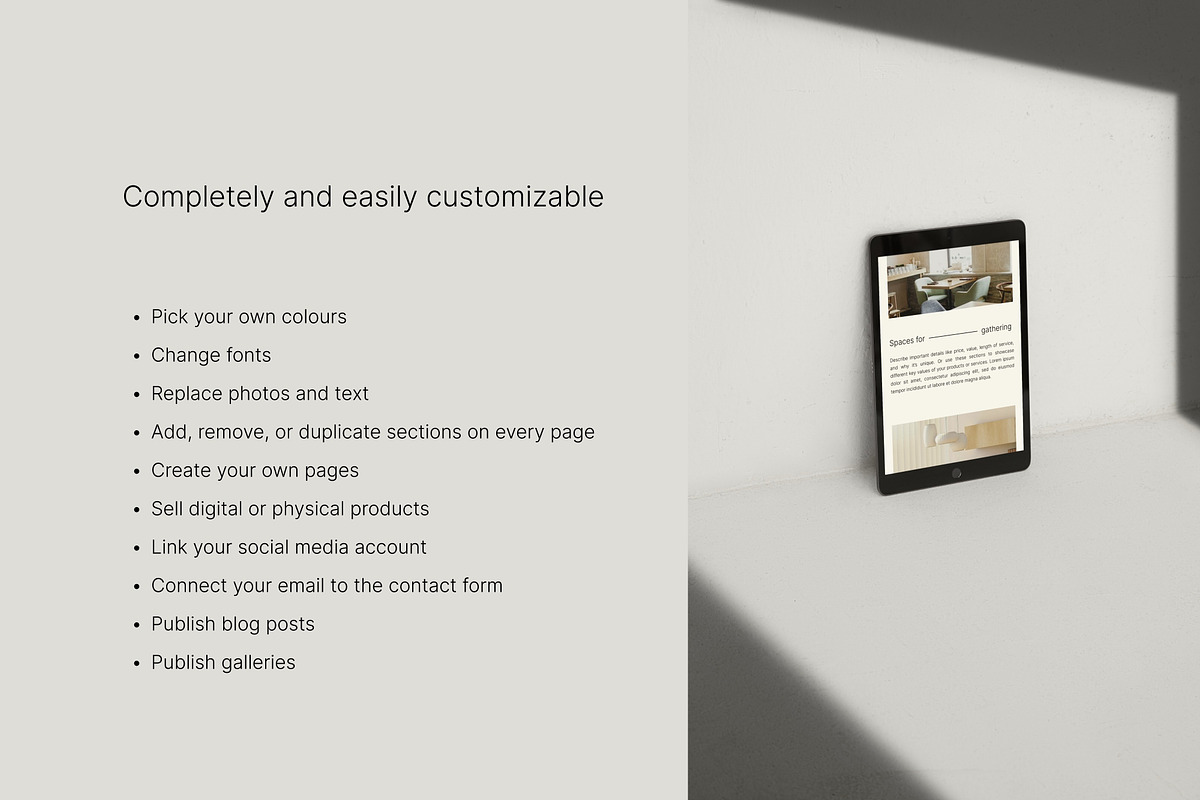 Squarespace Website Template, a Squarespace Template by Skye Studio (Photo 5 of 5)