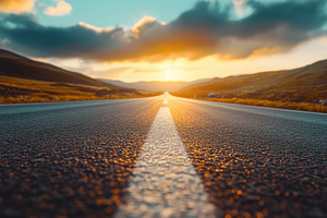New Year road trip in nature, a Wallpaper Photo by Pavel_design