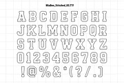 Mia Ben - Varsity Font Canva Frames, a Script Font by Jozoor (Thumbnail 7 of 7)