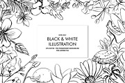 Sketchy Ink Floral Illustration, an Illustration by Storyteller Imagery (Thumbnail 2 of 6)