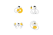 42 Minimal Business Illustrations, an Illustration by BadBrother (Thumbnail 8 of 17)