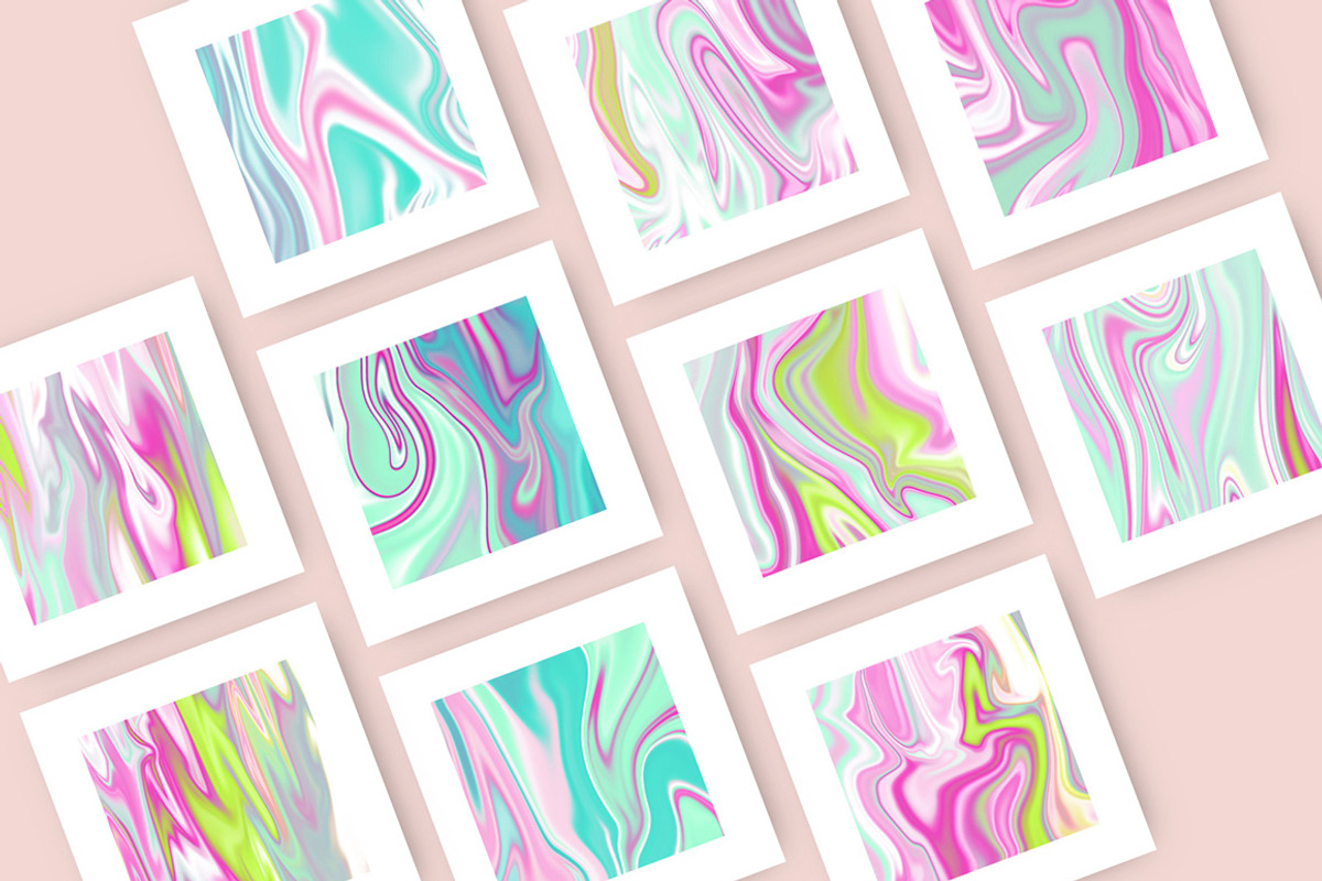 Iridescent Marbling, a Texture Graphic by Pulpixel Design (Photo 3 of 13)