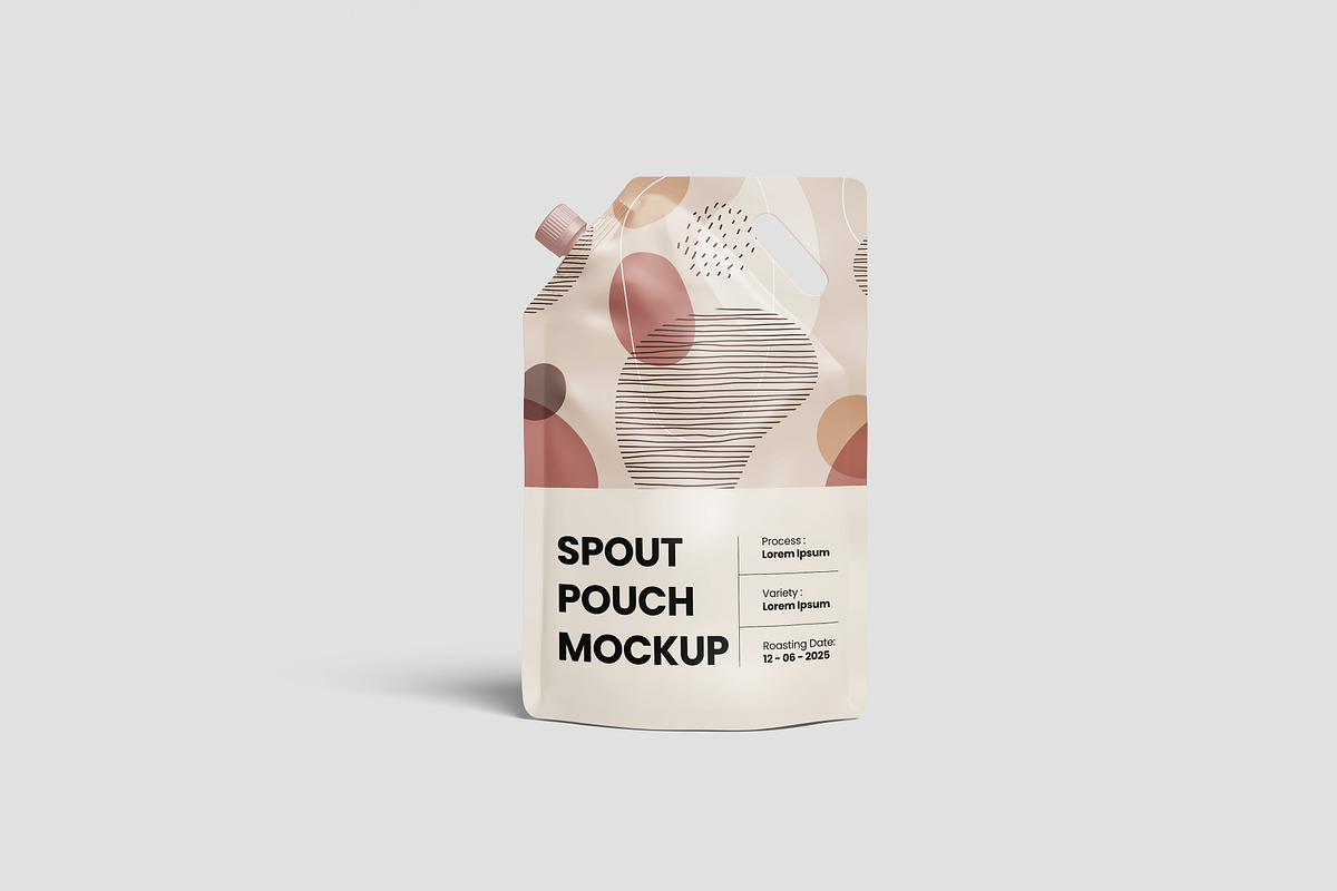 Spout Pouch Mockup, a Packaging Mockup by Hazzpro_Std (Photo 3 of 5)