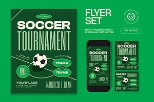 Soccer Tournament Flyer, a Flyer Template by graphicook