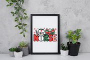 Coquette Christmas Nurse Bow PNG, an Illustration by Daily.Designs (Thumbnail 5 of 5)