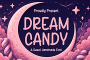 Dream Candy - Sweet Handmade Display, a Handwritten Font by Gumrega Studio (Thumbnail 1 of 8)