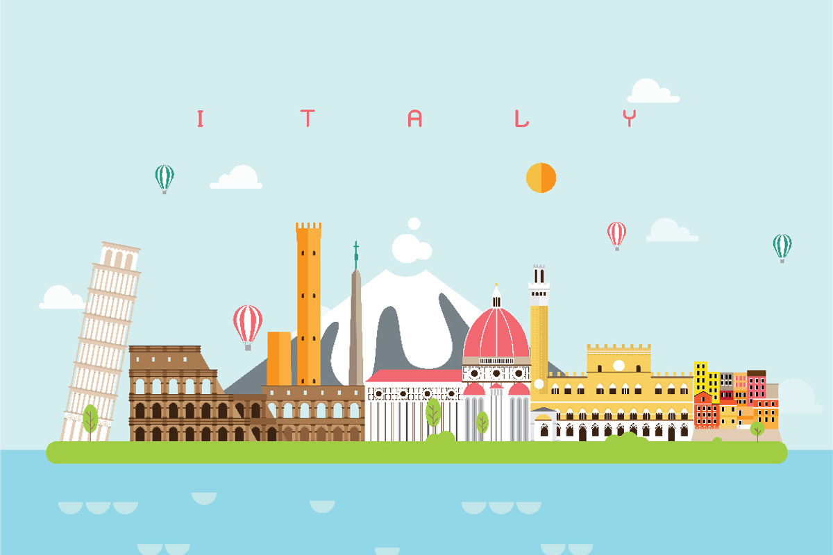 Landmarks Travel and Journey Vector, an Illustration by Noree (Photo 4 of 7)