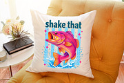 Colorful Bass Fish Shake That PNG, a Work Illustration by Sublimation Artist (Thumbnail 9 of 9)