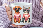 Soul Mate, Love Mate Dog PNG, an Illustration by DreamCafeArt (Thumbnail 5 of 7)