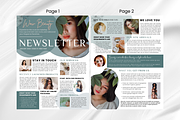 Skincare Canva Newsletter Template, an Email Template by PixelCraft (Thumbnail 7 of 16)