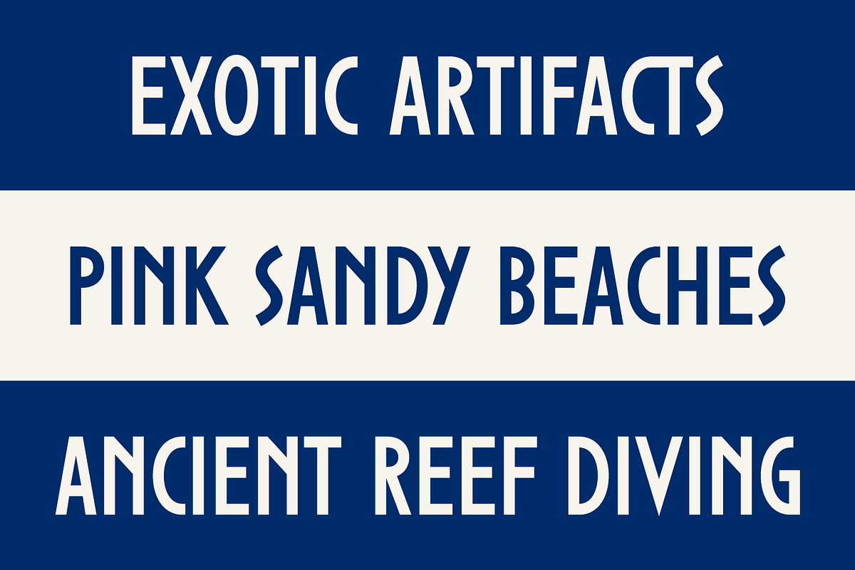 Oceanside Sans, a Sans Serif Font by Bebop Font Foundry (Photo 5 of 8)