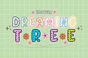 Dreaming Tree - Cartoon Font, a Font by KiddoGlyphs Studio (Thumbnail 1 of 3)