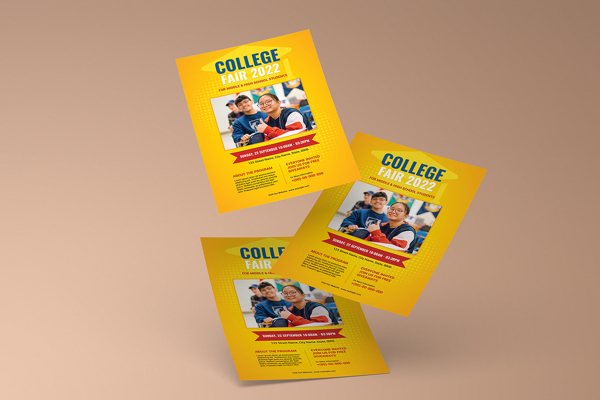 College Fair Flyer Template preview 4