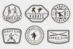 Karate Logo, Emblems, Icons, logos, a Branding & Logo Template by Billah Hub
