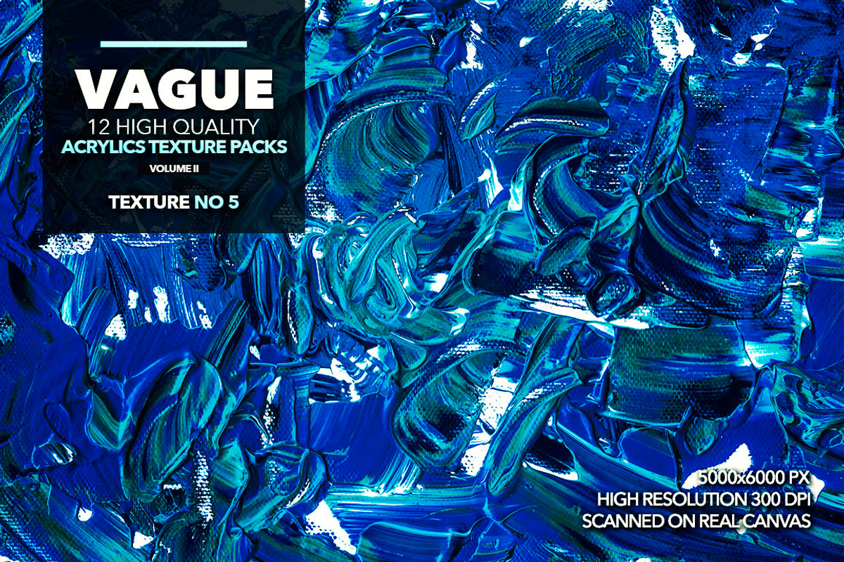 Vague II: 12 Acrylics Textures, a Texture Graphic by nicholasasmita (Photo 6 of 13)