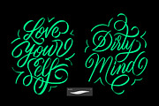 40+ Procreate Lettering Brushes, a Brush Add-On by Nurmiftah (Thumbnail 4 of 18)