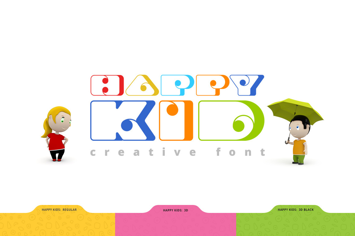 Happy Kid Fancy Font