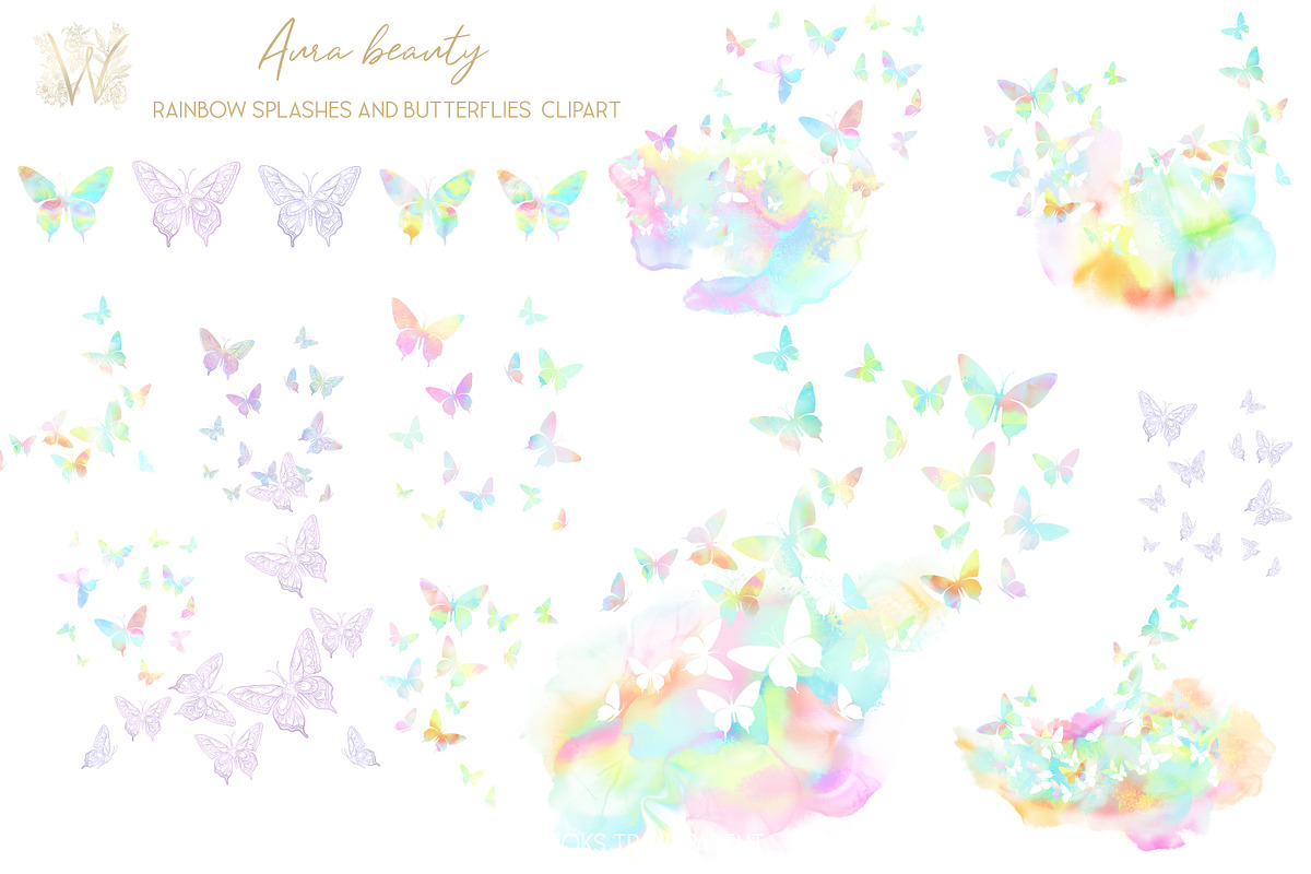 Aura Beauty, Abstract Rainbow, a Texture Graphic by WonderWonder (Photo 4 of 10)