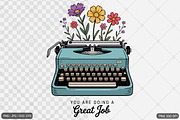 Boho Flowers Motivational Bundle, an Illustration by Actual Pixel (Thumbnail 7 of 21)