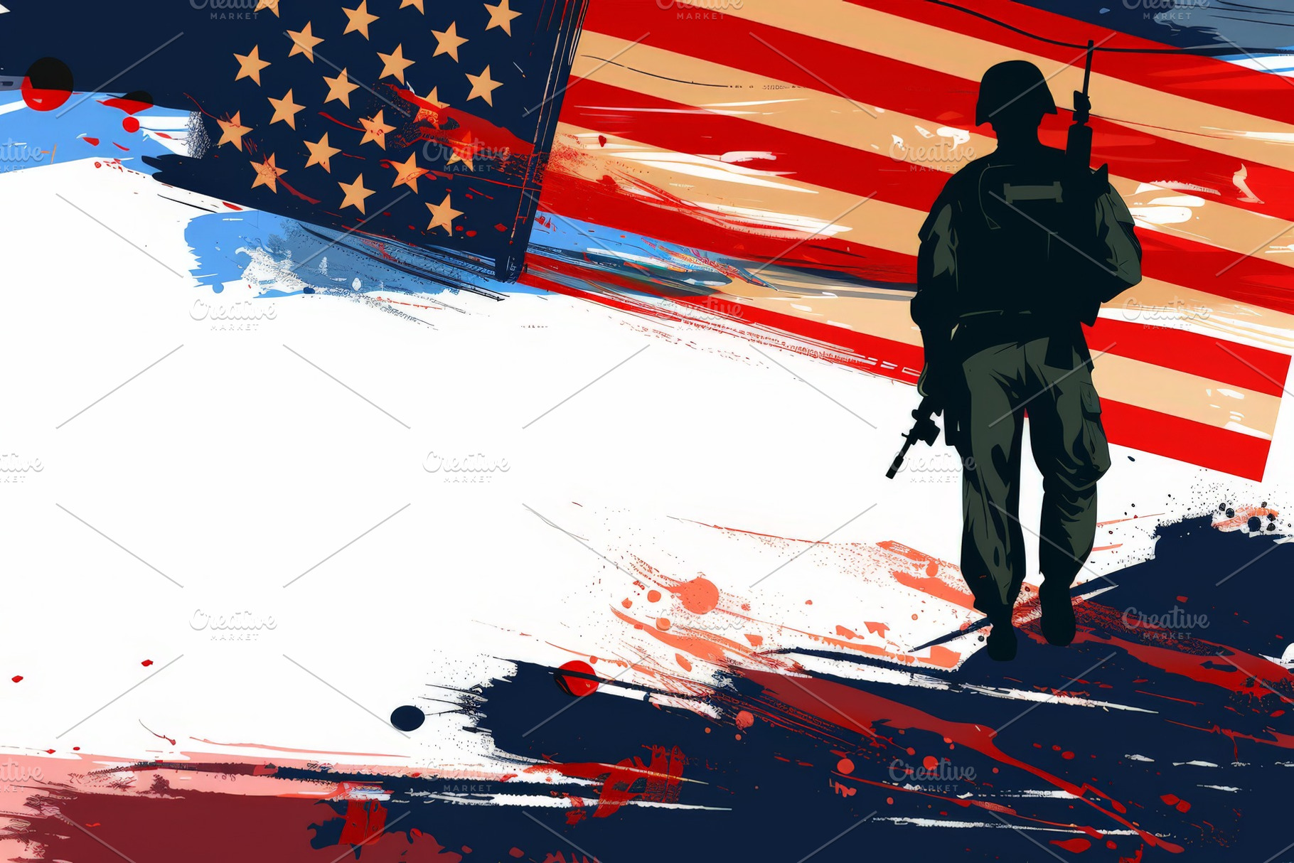 Memorial Day concept for American Fl, a Background Photo by Pixeness