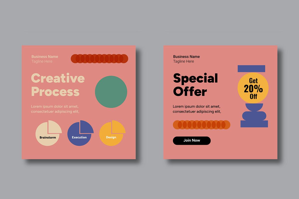 Creative Studio Social Media Post, a Social Media Template by MightyDesign (Photo 3 of 8)