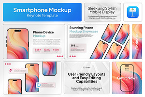 iPhone Mockup Keynote, a Presentation Template by FIBRINOSÄ