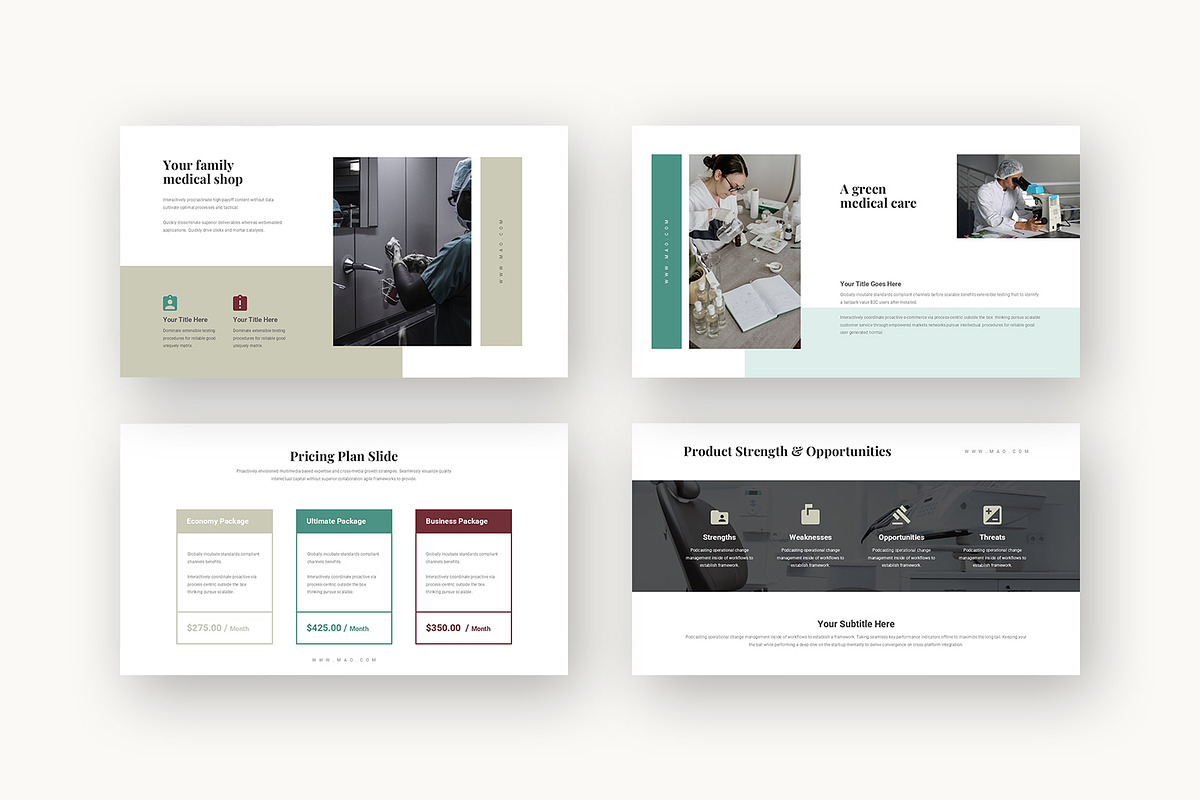 Mao : Medical Biz Plan Google Slides, a Presentation Template by Punkl Camp (Photo 6 of 16)