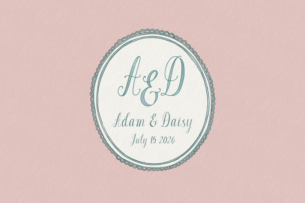 Mademoiselle Modern Rococo Font Duo, a Handwritten Font by AnMark (Photo 13 of 14)