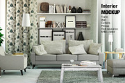 Interior Mock-up, a Product Mockup by IsometricWorld (Thumbnail 1 of 4)
