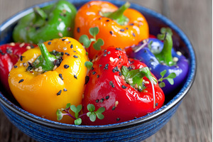A tasty salad made of vegetables and, a Food & Drink Photo by ZinetroN