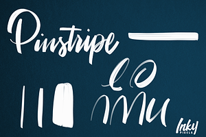 Inky Lettering Procreate Brushes