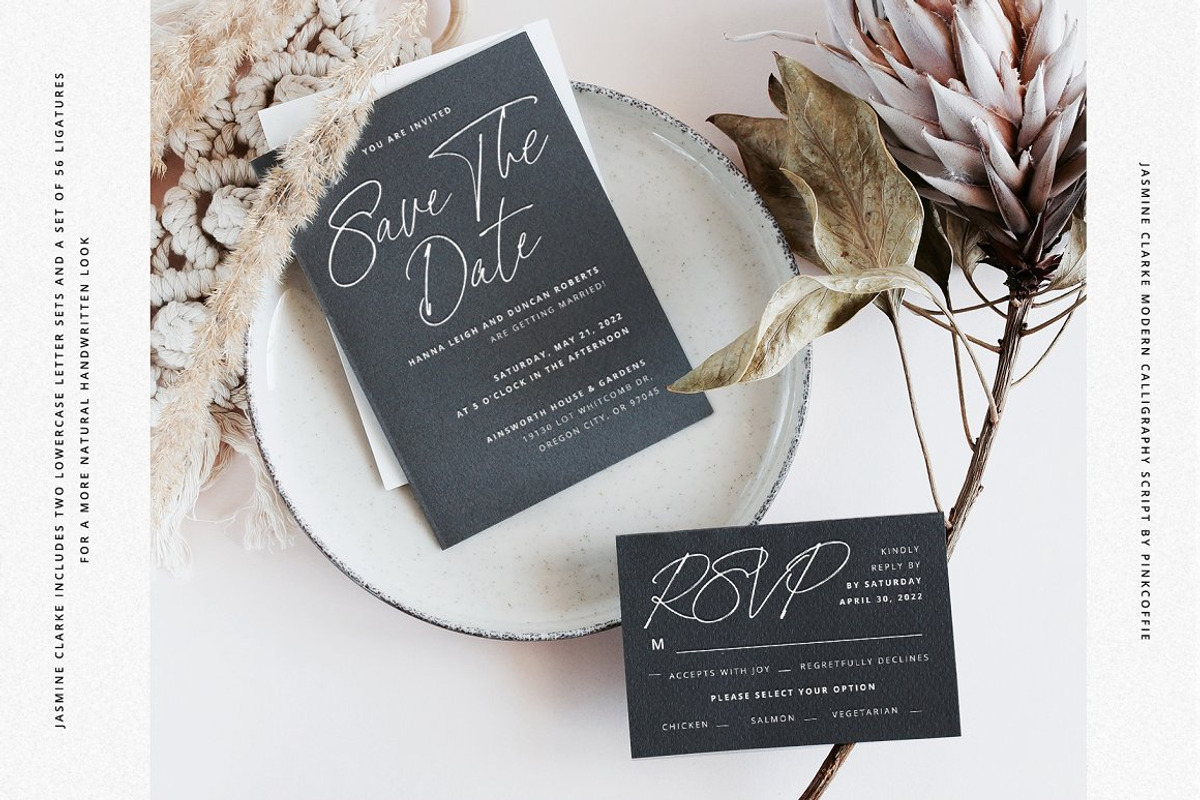 Modern Font & Logo Bundle - 85%Off, a Script Font by Pink Coffie (Photo 27 of 65)