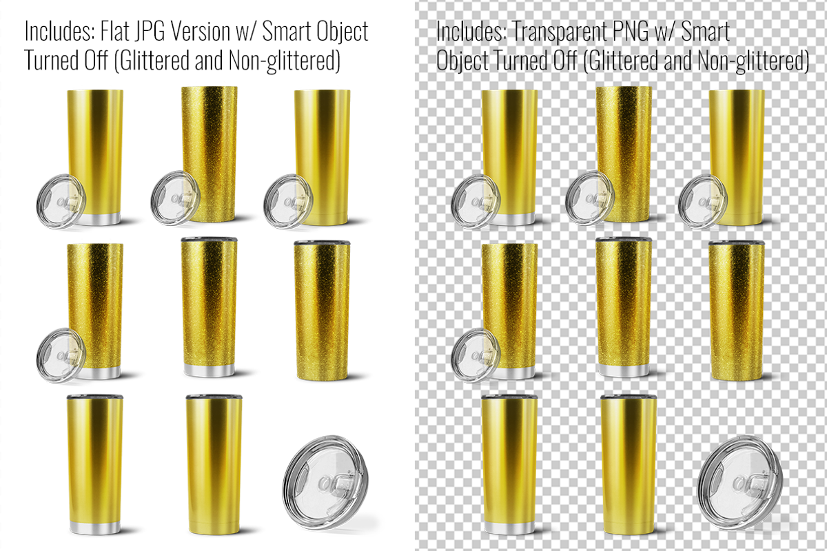 20oz Stainless Steel Straight Sided, a Product Mockup by SarahDesign (Photo 6 of 8)