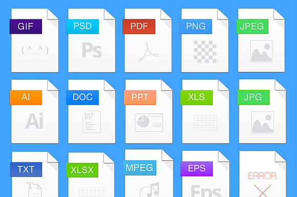 Flat File Icons