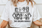 Golden Ghouls Golden Girls Halloween, an Illustration by DreamCafeArt (Thumbnail 2 of 7)