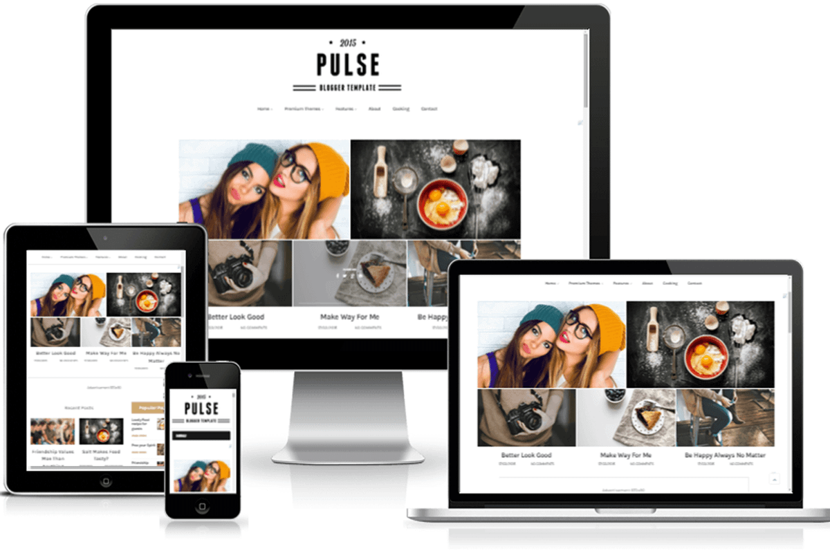 Pulse ResponsiveBlogger Template, a Websites & App Template by bthemez (Photo 1 of 3)