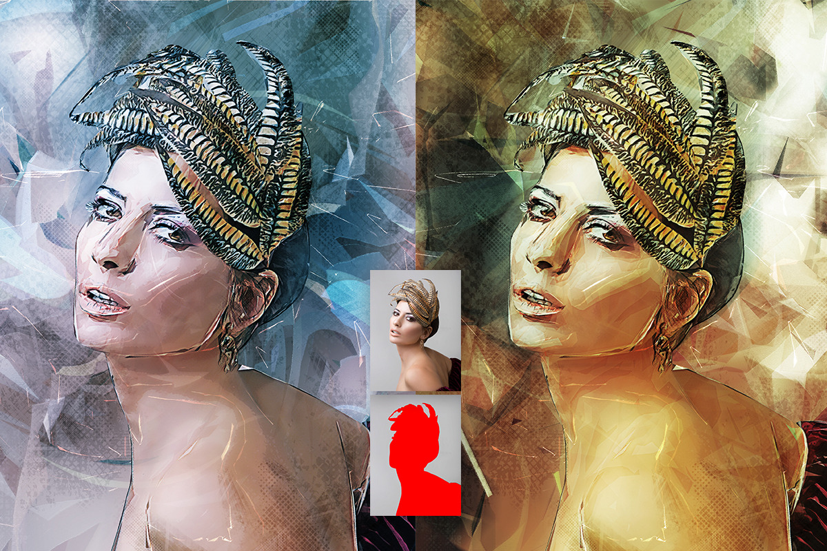 Digital Painting 2 Photoshop Action, an Action Add-On by GorynArt (Photo 3 of 17)