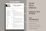 Creative Resume | CV for designer, a Resume Template by aivos (Thumbnail 2 of 7)