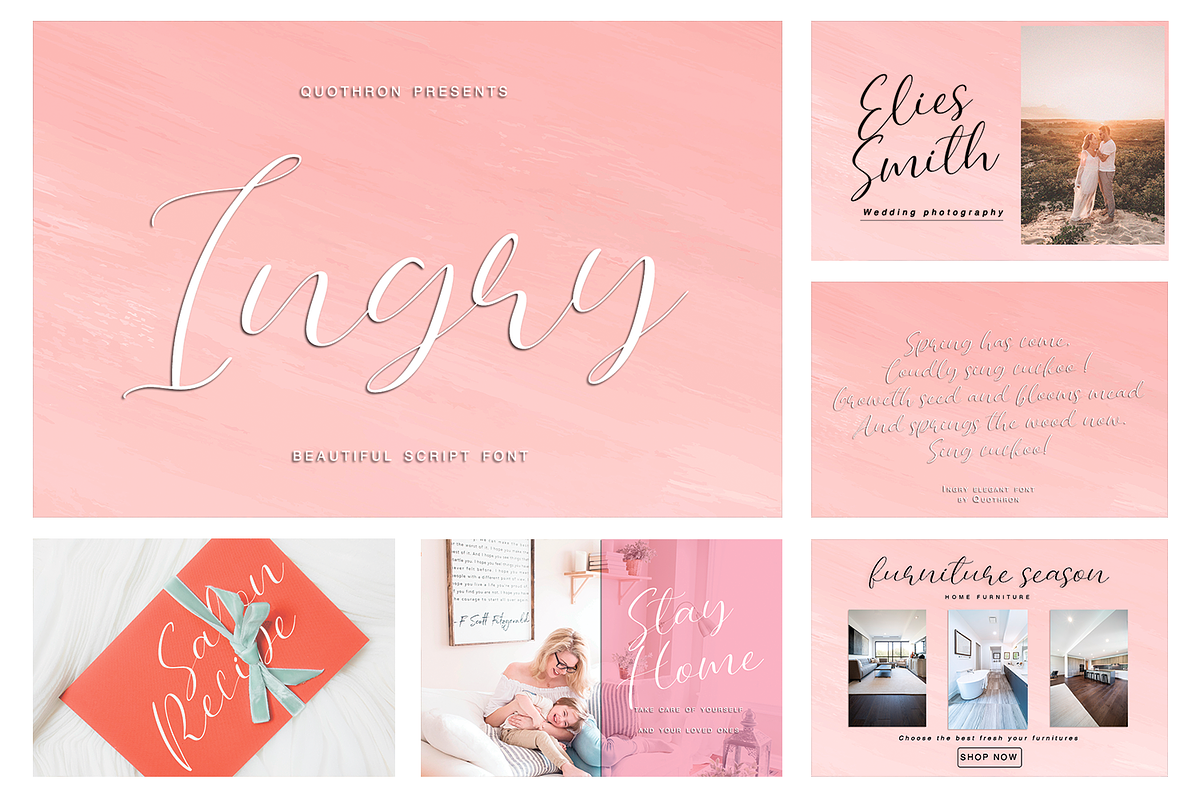 Hand Written Font Bundle 90 in 1, a Script Font by Quothron (Photo 35 of 64)