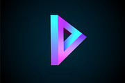 Modern Triangle Logo, a Branding & Logo Template by Luis Muniz (Thumbnail 1 of 2)
