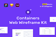 Containers Web Wireframe Kit, an UI Kit Template by Lumina_ui_ux202 (Thumbnail 1 of 6)
