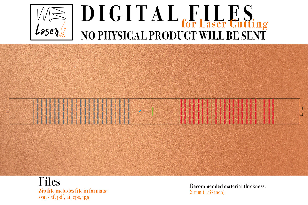 Incense Holder Flexi for Laser Cut., an Object Graphic by MaramadeLaser (Photo 5 of 5)