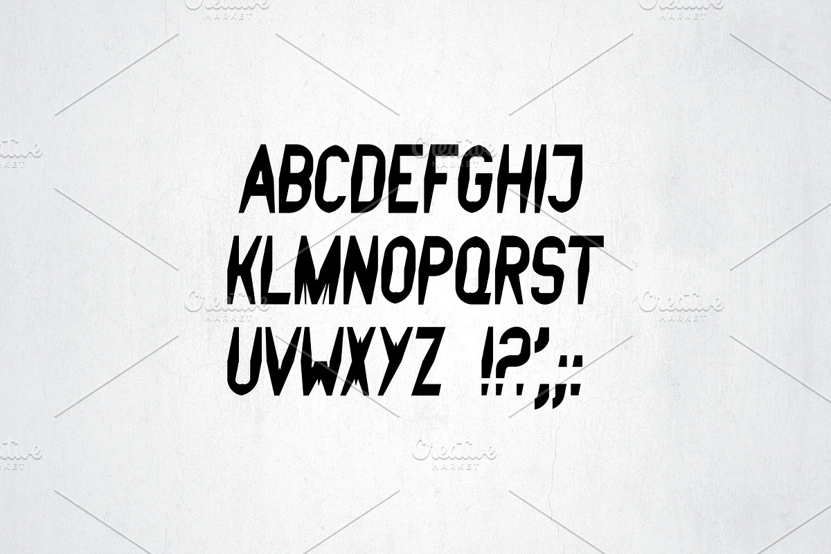 Zombie Font, a Font by Mymlan Shop (Photo 2 of 11)