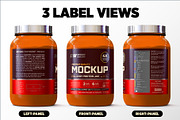 2lb Whey Protein Jar Mockup A2-Pro, a Packaging Mockup by Design Warlord (Thumbnail 6 of 16)