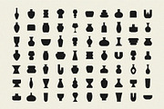 Vase Collection Shapes & Masks, an Object Graphic by line & plane (Thumbnail 3 of 9)