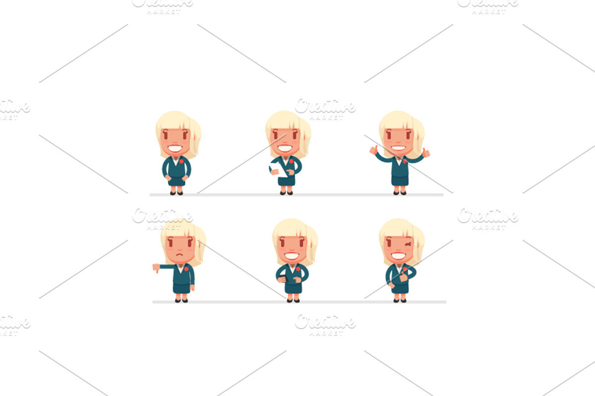 Business people poses: Woman, a Person Illustration by Beatriz Gascón (Photo 2 of 3)