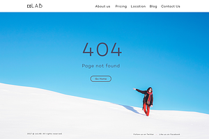 Colab - Responsive PSD Template