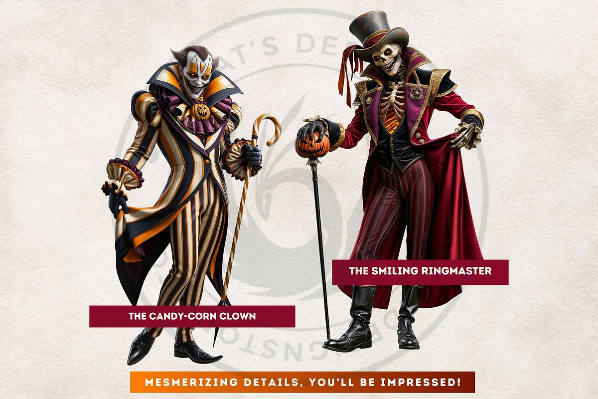 Hallowmere Halloween RPG characters, a Seasonal Illustration by ThatsDesignArt (Photo 8 of 17)